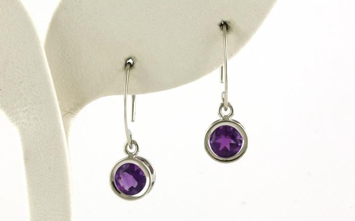content/products/Bezel-Set Amethyst French Wire Dangle Earrings in Sterling Silver