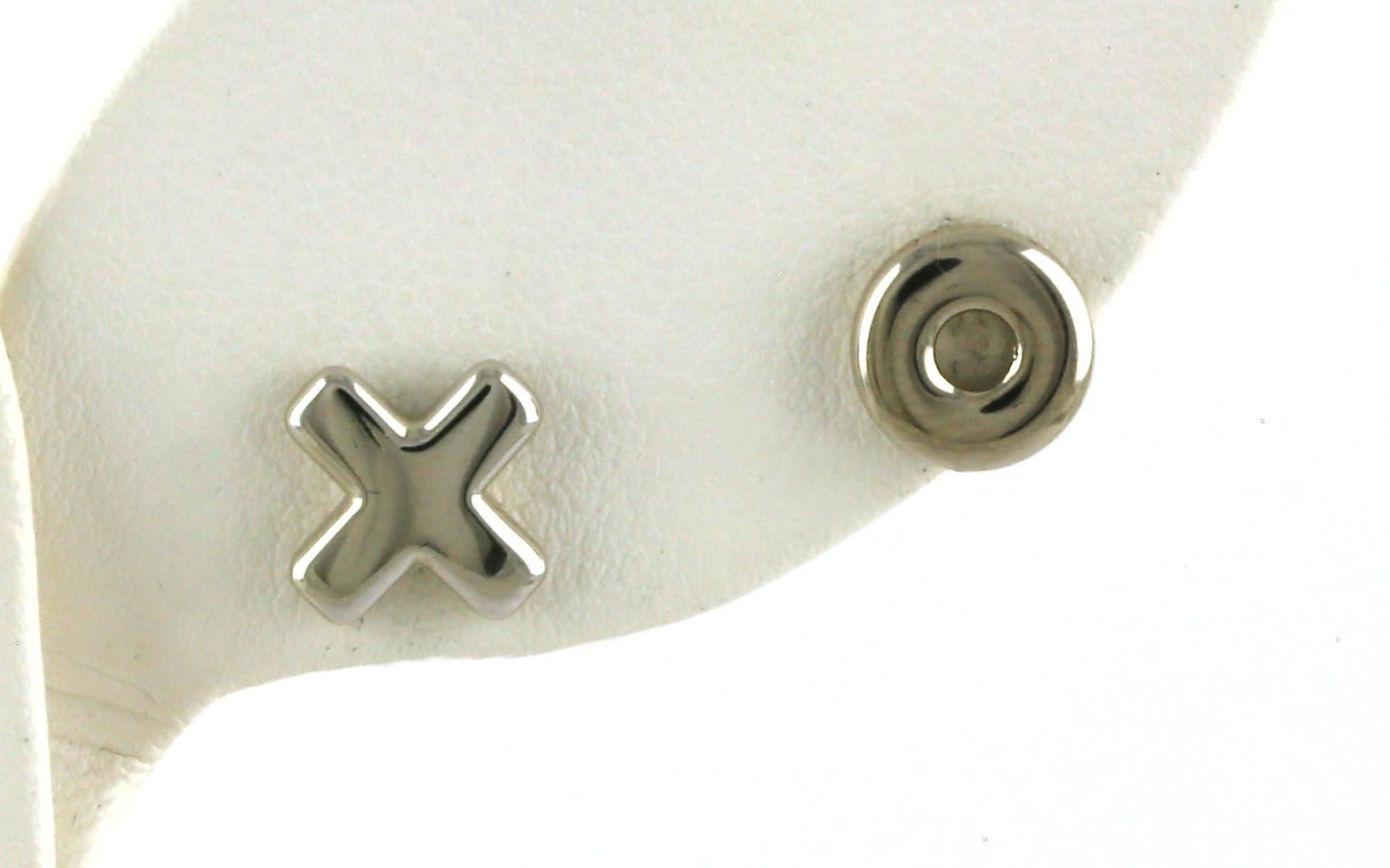 X-O Stud Earrings in Sterling Silver