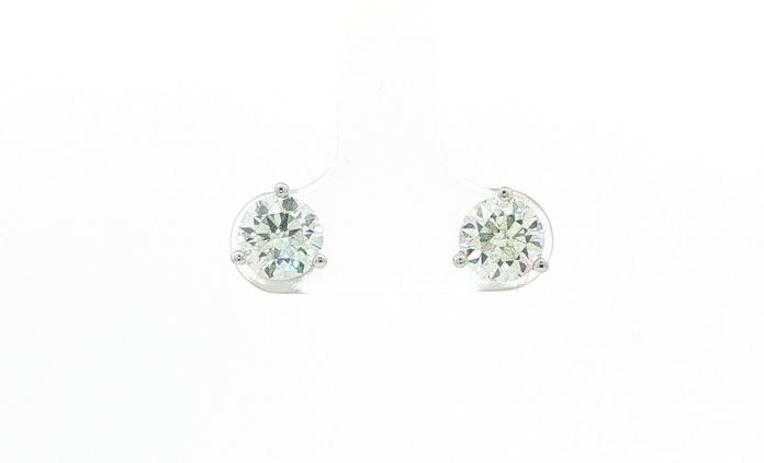 content/products/Diamond Stud Earrings in 3-Prong Martini Settings in White Gold (2.00cts TWT)
