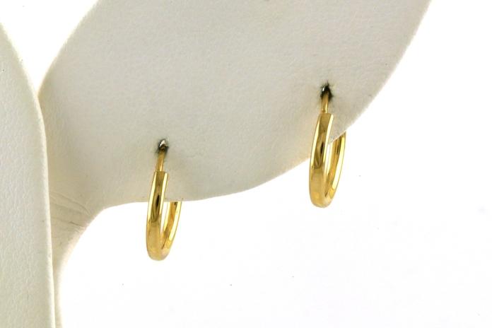 content/products/Classic Endless Hoop Earrings in Yellow Gold