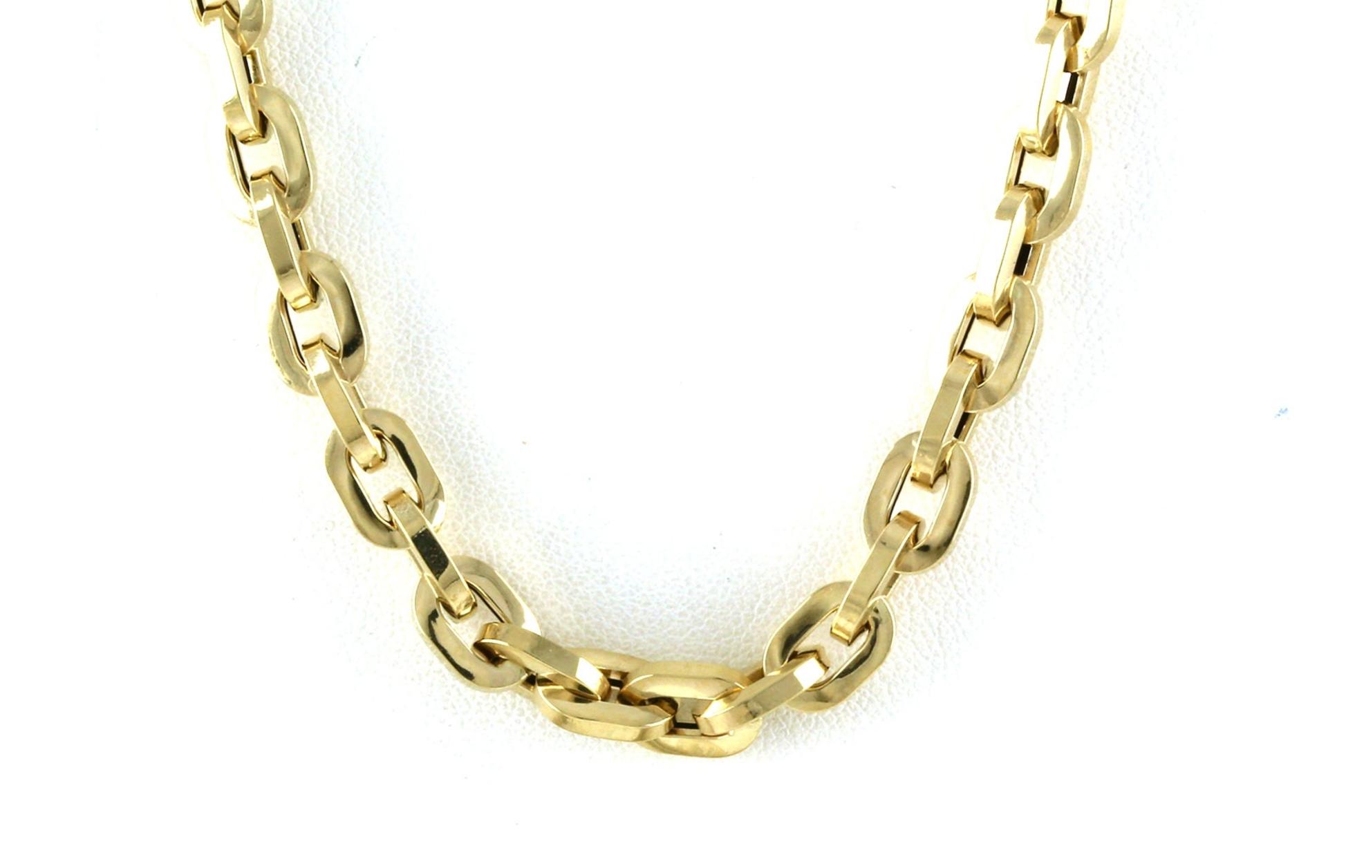 Estate Piece: 5.95mm Hollow Cable Chain in Yellow Gold