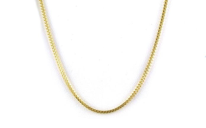 content/products/Estate Piece: 1.35mm Square Spiga Chain in Yellow Gold