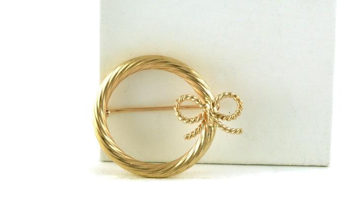 content/products/Estate Piece: Tiffany & Co Ribbon Pin in Yellow Gold 