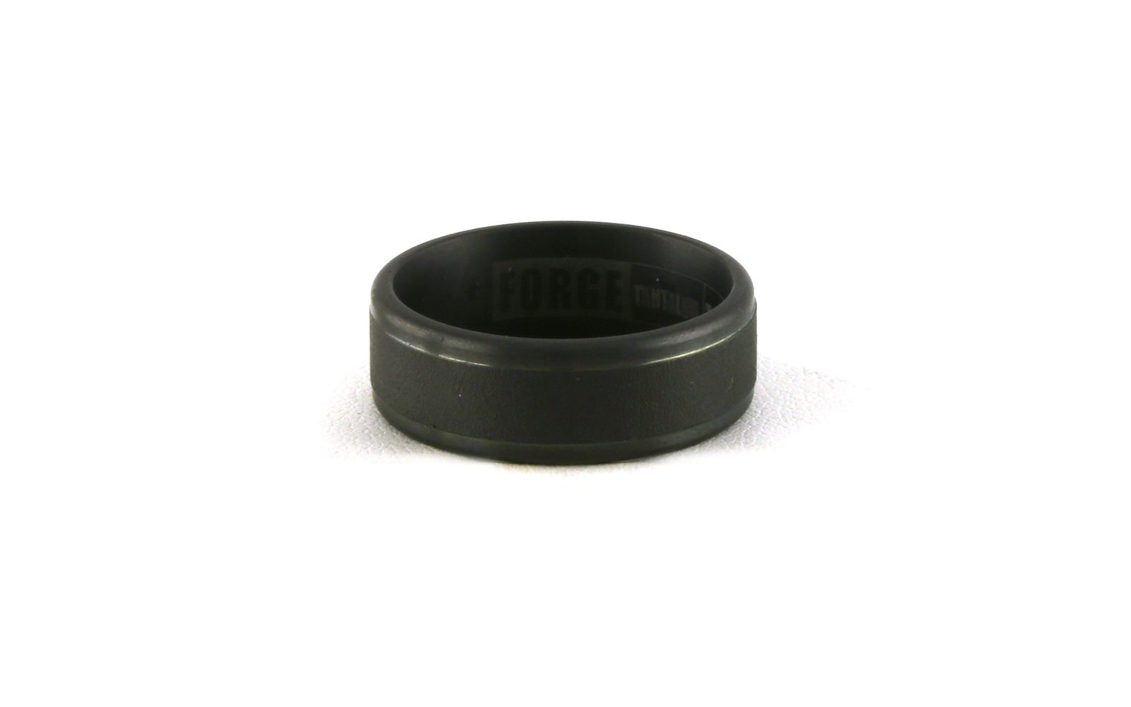 Dark Tantalum 8mm Straight Edge Band
