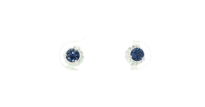 content/products/Huckleberry Sapphire Stud Earrings in 3-Prong Martini Settings in White Gold (0.47cts TWT)