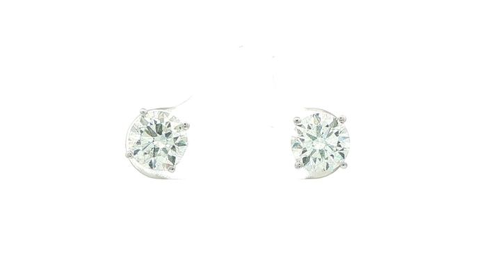 content/products/Classic Diamond Stud Earrings in 4-Prong Settings in White Gold (2.03cts TWT)
