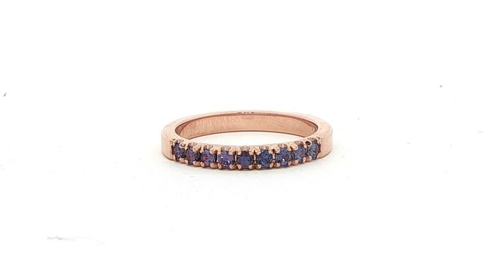 content/products/9-Stone Huckleberry Sapphire Ring in Rose Gold (0.28cts TWT)