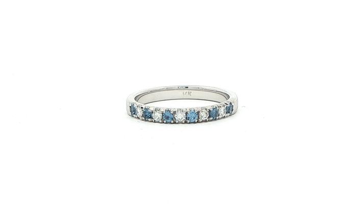 content/products/11-Stone Alternating Montana Yogo Sapphire and Diamond Ring in White Gold (0.33cts TWT)