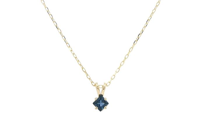 content/products/Kite-set Princess-cut Montana Yogo Sapphire Solitaire Necklace in Yellow Gold (0.25cts)