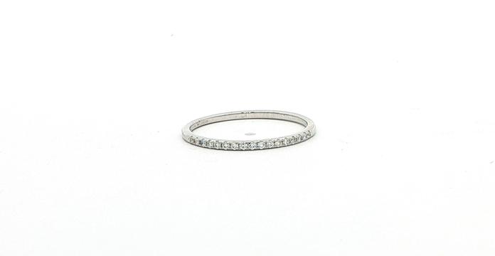 content/products/Estate Piece: Delicate Diamond Band Ring in White Gold (0.10cts TWT)
