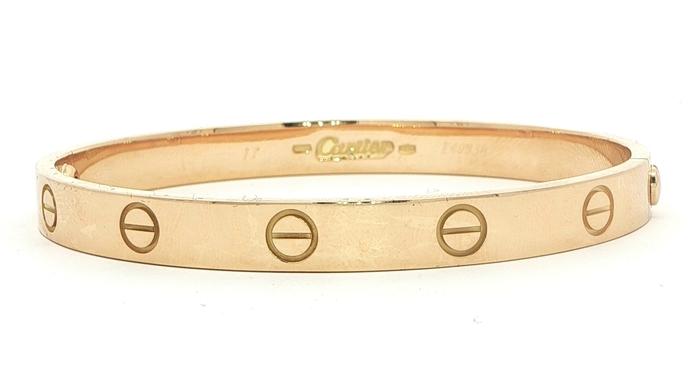 content/products/Estate Piece: Cartier "Love" Bangle Bracelet in Yellow Gold (size 17)