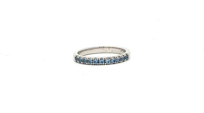 content/products/11-Stone U-Cup Montana Yogo Sapphire Ring in White Gold (0.36cts TWT)