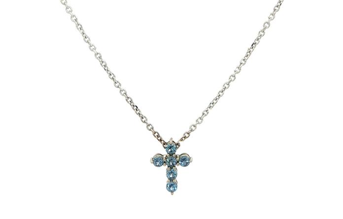 content/products/6-Stone Montana Yogo Sapphire Cross Necklace in White Gold (0.24cts TWT)