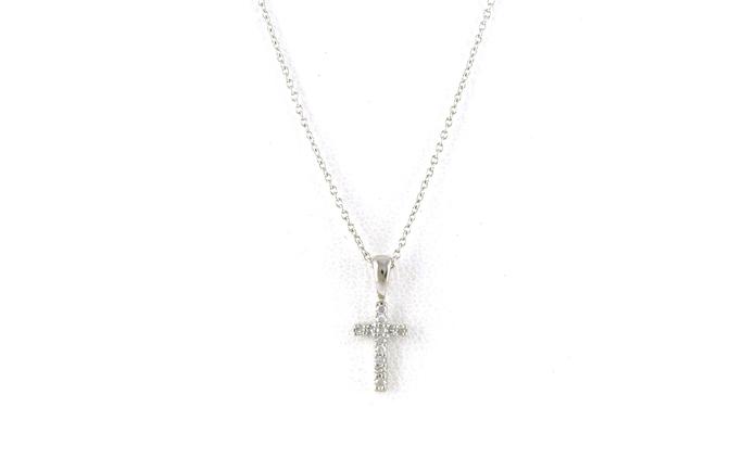 content/products/Diamond Pave Cross Necklace in White Gold (0.05cts TWT)