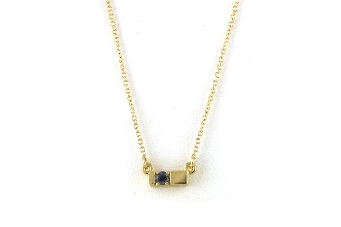 content/products/Bar-Set Montana Sapphire Necklace in Yellow Gold (0.10ct)