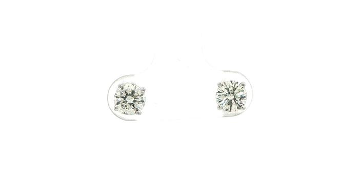 content/products/Diamond Stud Earrings in 4-Prong Mountings in White Gold (1.00cts TWT)