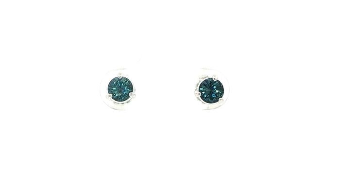 content/products/Montana Sapphire Stud Earrings in 3-Prong Martini Settings in White Gold (0.95cts TWT)