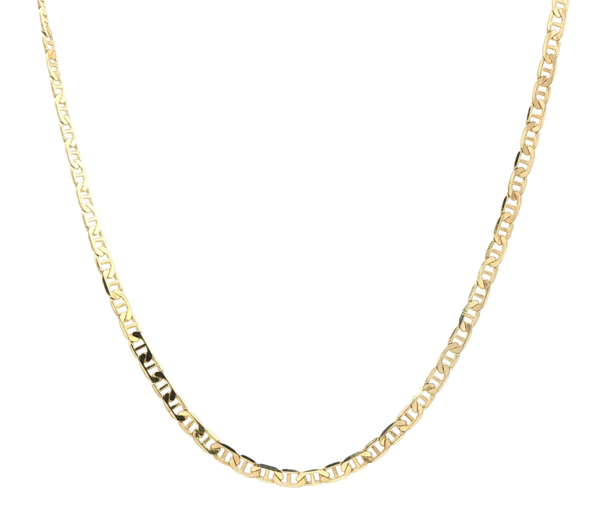 Classic Anchor Link Chain in Yellow Gold