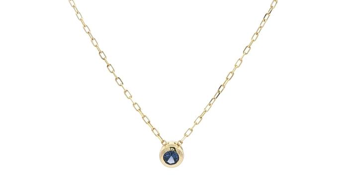 content/products/Bezel-set Montana Yogo Sapphire Necklace in Yellow Gold (0.20cts)