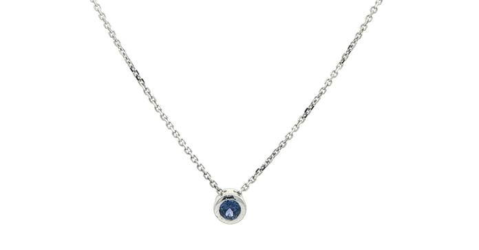 content/products/Bezel-set Montana Yogo Sapphire Necklace in White Gold (0.21cts)
