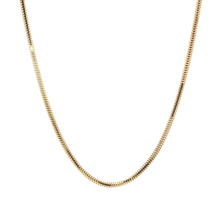 content/products/Estate Piece: Snake Chain Necklace in Yellow Gold
