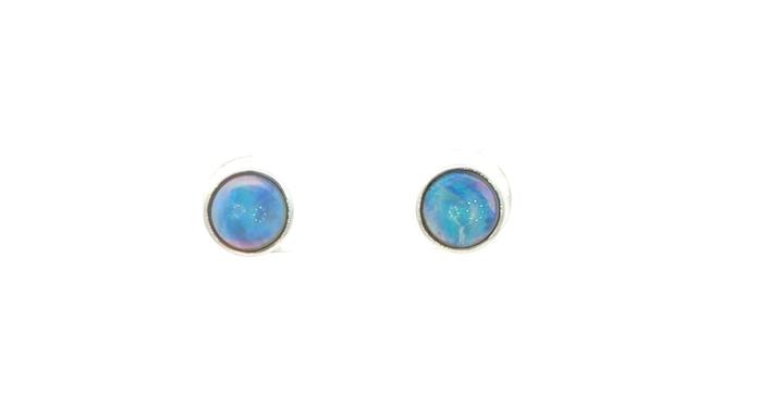 content/products/Bezel-set Cabochon Opal Stud Earrings in White Gold (0.96cts TWT)