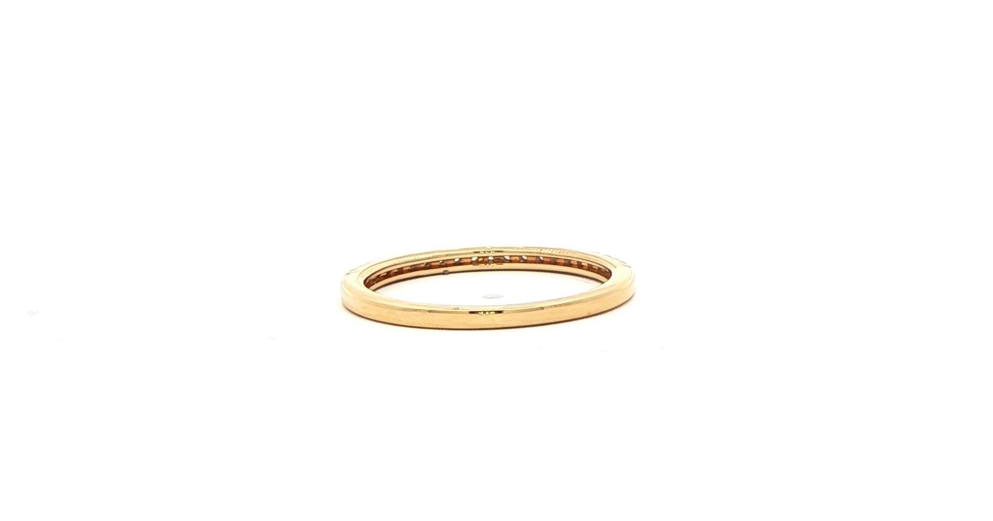 Share Prong Diamond Ring in Yellow Gold (0.19cts TWT) side