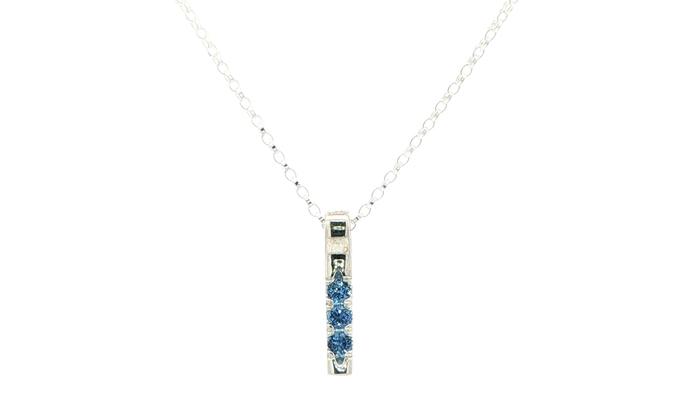 content/products/3-Stone Vertical Bar Montana Yogo Sapphire Necklace in Sterling Silver (0.18cts TWT)