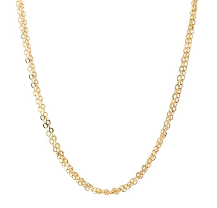 content/products/3-Strand Cable Link Chain Necklace Yellow Gold