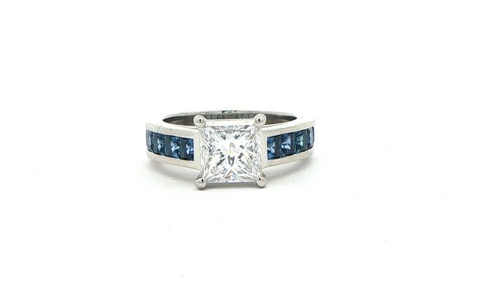 content/products/Princess Cut Diamond and Channel Set Montana Yogo Sapphire Engagement Ring in Platinum (4.03cts TWT)