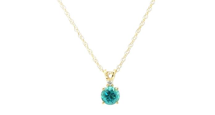 content/products/Estate Piece: 2-Stone Blue Zircon and Diamond Pendant in Yellow Gold (0.92cts TWT)