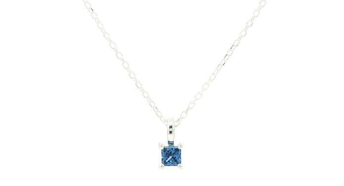 content/products/Solitaire Princess-Cut Montana Yogo Sapphire Pendant in Sterling Silver (0.16cts)