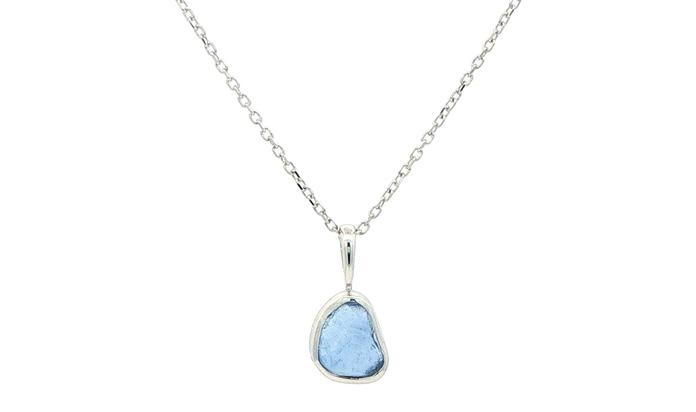 content/products/Raw Un-cut Montana Yogo Sapphire Necklace in White Gold (0.96cts TWT)