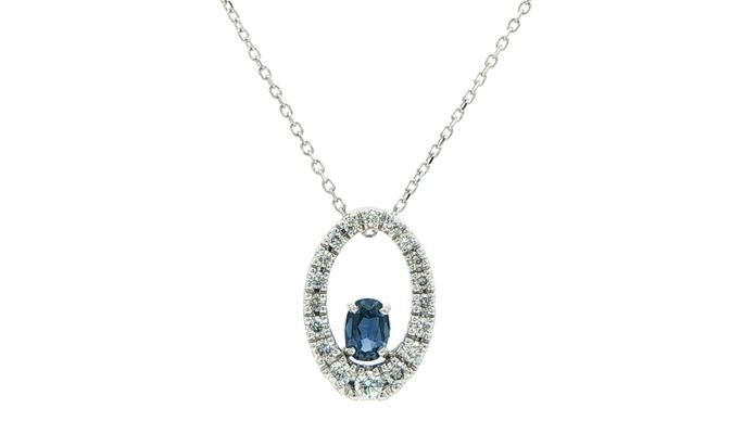 content/products/Oval-cut Montana Yogo Sapphire and Diamond Open Oval Pendant in White Gold (0.76cts TWT)