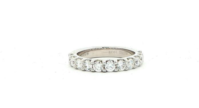 content/products/Estate Piece: 11-Stone Shared-Prong Diamond Band in White Gold (1.10cts TWT)