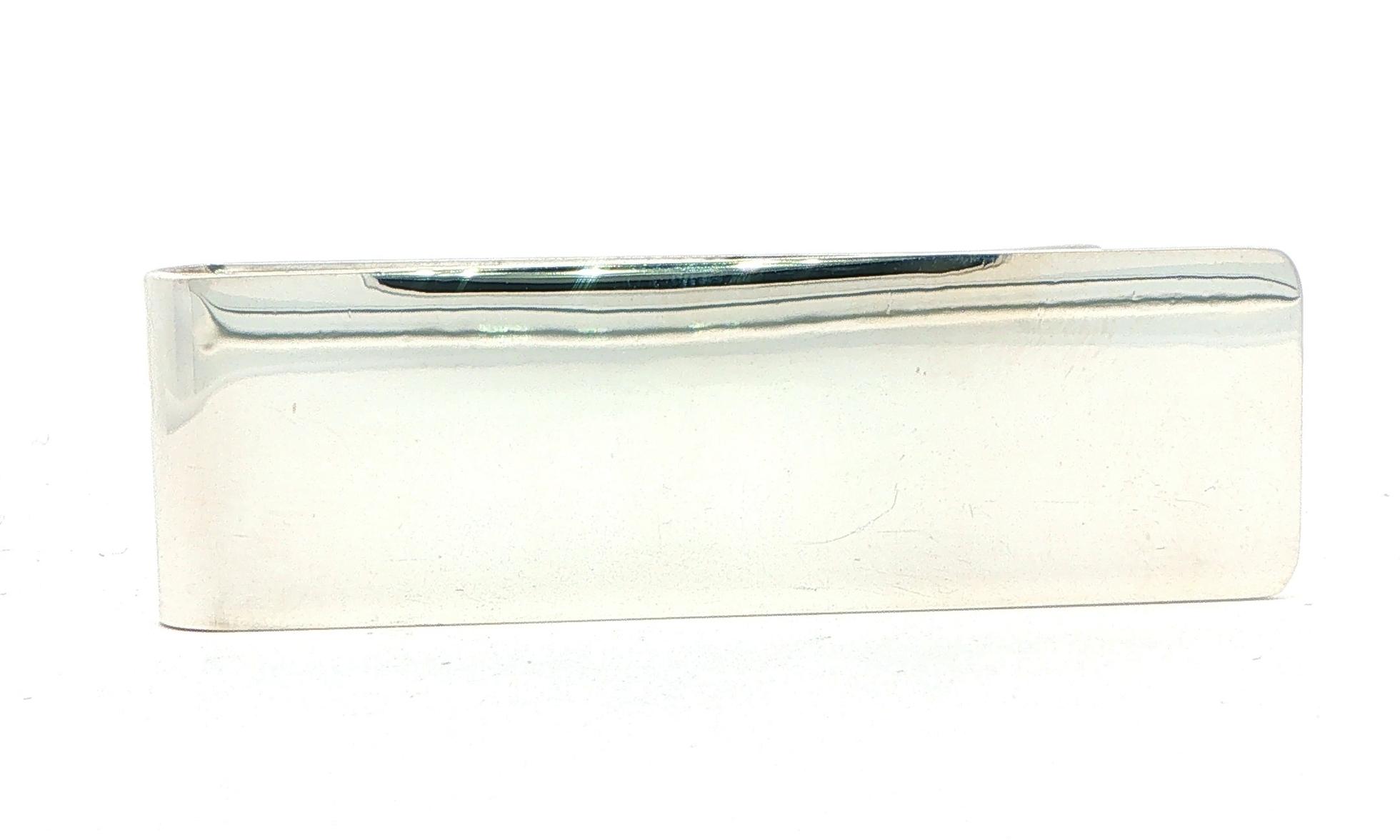 Estate Piece: Tiffany & Co. High Polished Money Clip in Sterling Silver
