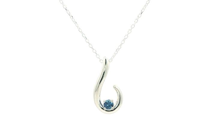 content/products/Fish Hook Montana Yogo Sapphire Pendant Necklace in Sterling Silver (0.10cts)