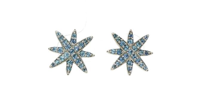 content/products/Pave Montana Yogo Sapphire Starburst Stud Earrings in White Gold (0.73cts TWT)