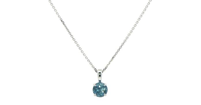content/products/Montana Sapphire Solitaire Pendant in White Gold (0.58cts)