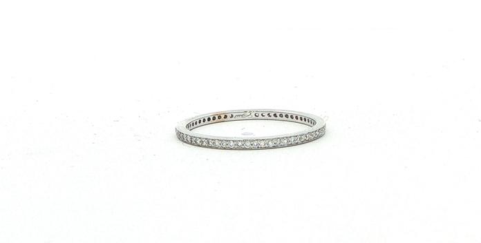 content/products/Estate Piece: Delicate Diamond Eternity Band in White Gold (0.30cts TWT)
