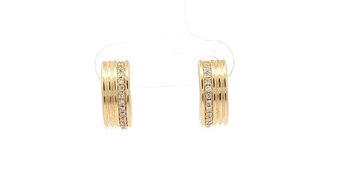 content/products/Grooved Diamond Hoop Earrings in Yellow Gold (0.13cts TWT)