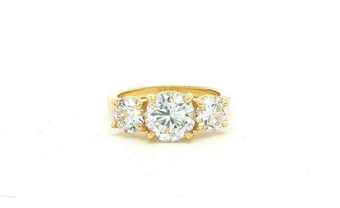 content/products/Three-Stone Diamond Ring in Yellow Gold (3.08cts TWT)