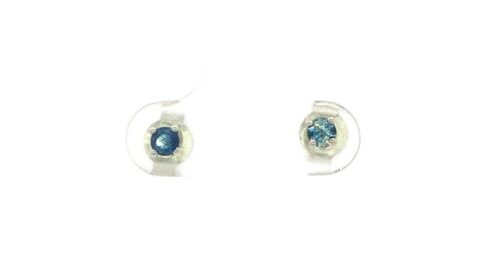 content/products/Blue Montana Sapphire Stud Earrings in 4-Prong Setting in Sterling Silver (0.25cts TWT)