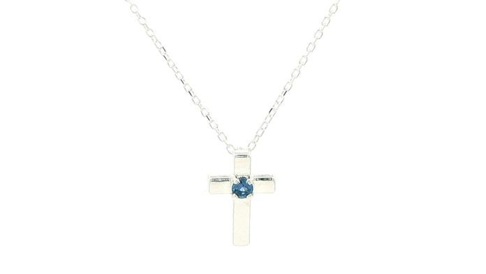 content/products/Solitaire Montana Yogo Sapphire Cross Pendant Necklace in Sterling Silver (0.06cts)