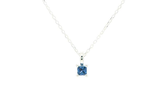 content/products/Solitaire Princess-Cut Montana Yogo Sapphire Pendant in Sterling Silver (0.16cts)
