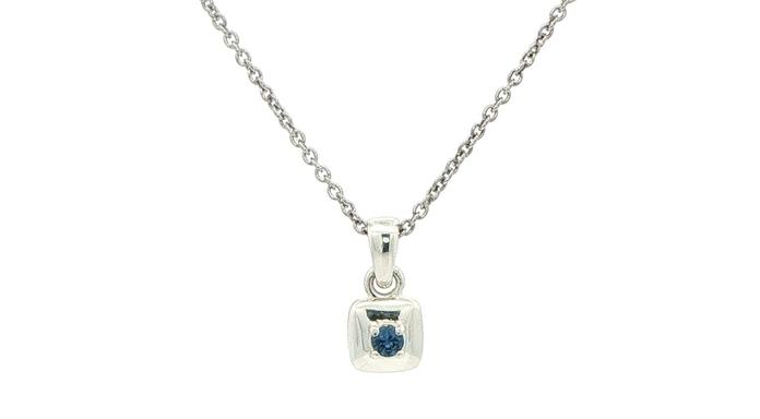 content/products/Montana Yogo Sapphire Chunky Cushion Solitaire Charm (0.06ct)