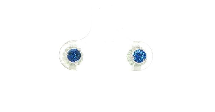 content/products/Montana Yogo Sapphire Stud Earrings in 3-Prong Martini Settings in White Gold (0.42cts TWT)