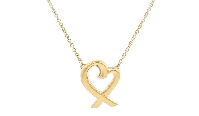 content/products/Estate Piece: Tiffany & Co. Paloma Picasso Heart Pendant Necklace in Yellow Gold