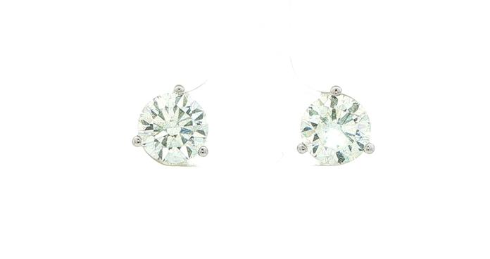 content/products/Diamond Stud Earrings in Three-Prong Martini Setting in White Gold (3.01cts TWT)