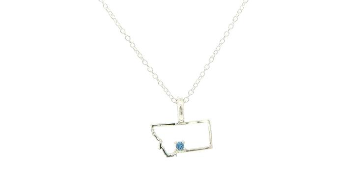 content/products/Petite Montana State Outline Charm Necklace with Montana Yogo Sapphire in Sterling Silver (0.02cts)